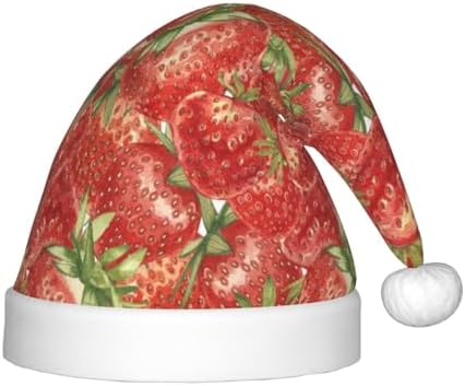 Strawberry Santa Hat Kids Christmas Headwear