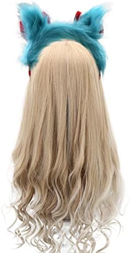 HODRME Cartoon Headband for Kids and Adults Blue