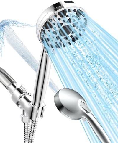 Diiwet Handheld Showerhead with 7 Settings and Power Wash