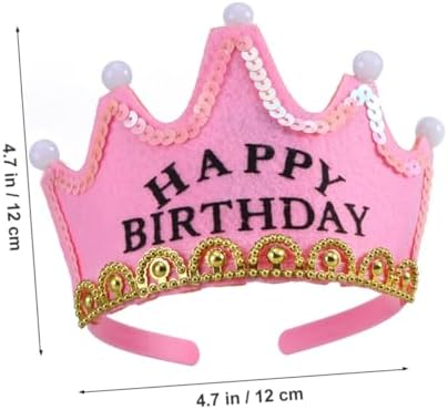 LED Birthday Hat for Kids and Adults