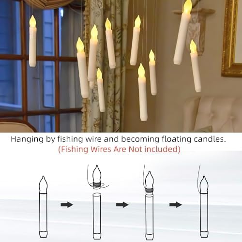 Homemory 12PCS Battery Operated Flameless LED Candles