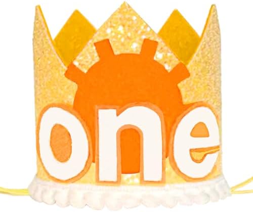1st Birthday Boho Sunshine Baby Crown Hat