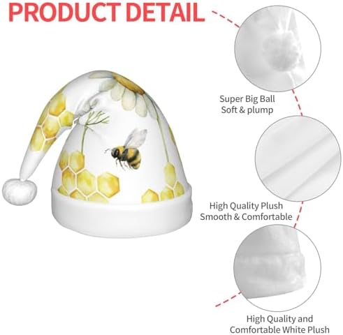 Sweet Honey Santa Hat for Kids Baby Christmas Hat