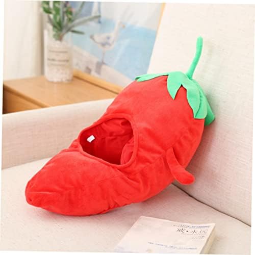 Toyvian Cartoon Chilli Shape Party Hat for Kids and Adults