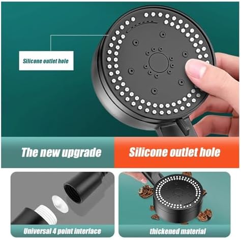 NATTCO 8 Modes Adjustable High Pressure Saving Showerhead