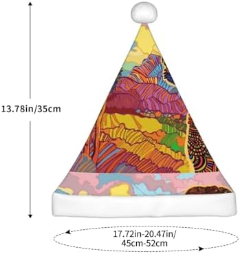 Beautiful African Woman Santa Hat for Kids Christmas Party