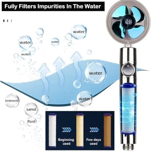 360 Degree Rotation High Pressure Handheld Showerhead