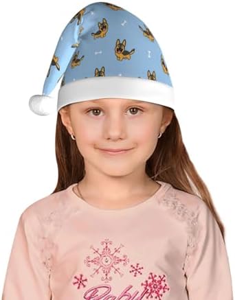 Cute Puppy Santa Hat for Kids Baby Christmas Hat