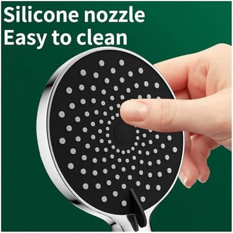 NATTCO Handheld Showerhead with 5 Models Universal Adapter