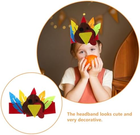 Adorable Turkey Headband for Thanksgiving Party