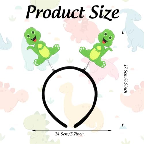 Whaline 6Pcs Dinosaur Dragon Headbands Birthday Party Favors