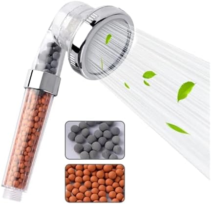 NATTCO Powerful Flow Shower Head with 3 Modes and Pressure Boost