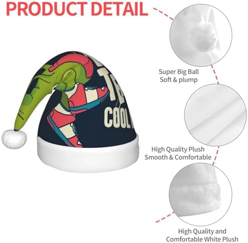 Dinosaur Basketball Santa Hat for Kids Christmas Party