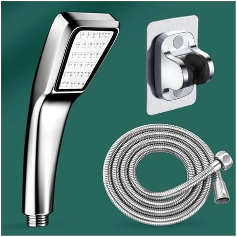 NATTCO High Pressure Hand Shower Head with Large Output Universal Adapter