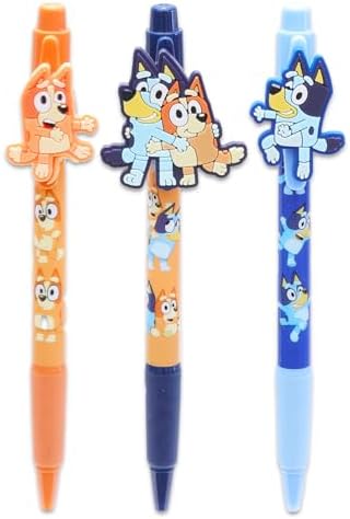 Bluey Pens for Kids Set 6 Pack Party Favor Bundle