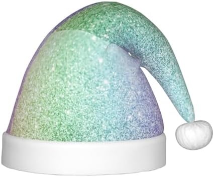 Beautiful Glitter Santa Hat for Kids Christmas Party Headwear