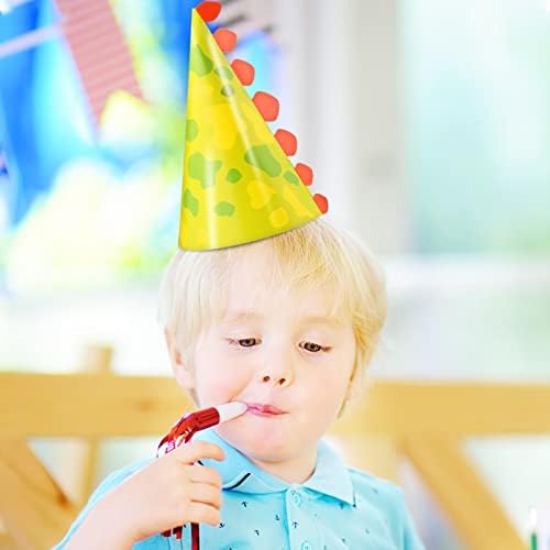 Toyvian 30pcs Dinosaur Party Hats for Kids Birthday Celebrations