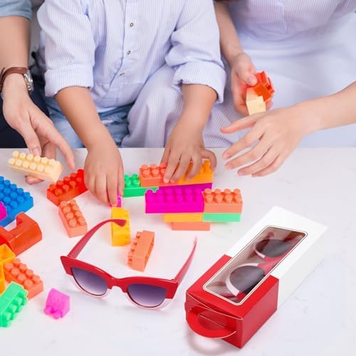 24 Pcs Red and White Party Favors Set for Anime Birthday Wedding Decorations