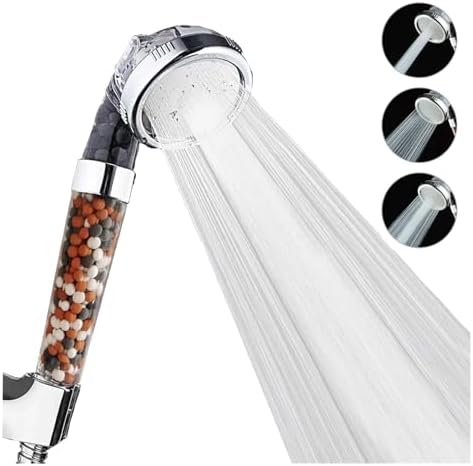 NATTCO High Pressure Handheld Shower Head with Anion Filter