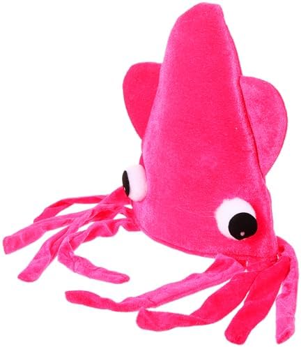 Beaupretty Cartoon Squid Hat for Halloween and Party