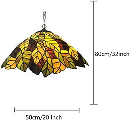 Tiffany Style 20 Inch LED Pendant Light Chandelier