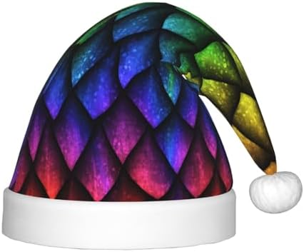 Dragon Scales Santa Hat for Kids Baby Christmas Hat