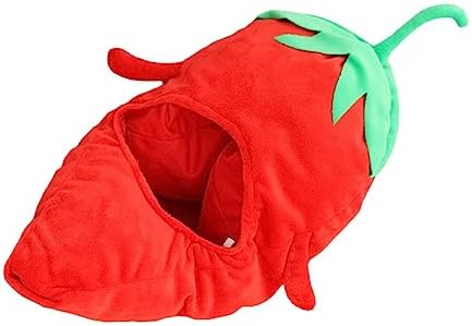 Toyvian Cartoon Chilli Shape Party Hat for Kids and Adults