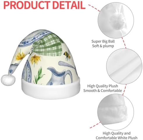 Vintage Santa Hat for Kids Christmas Party Headwear