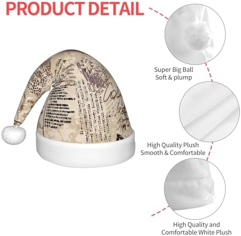 Abstract Christmas Pattern Santa Hat for Kids Baby