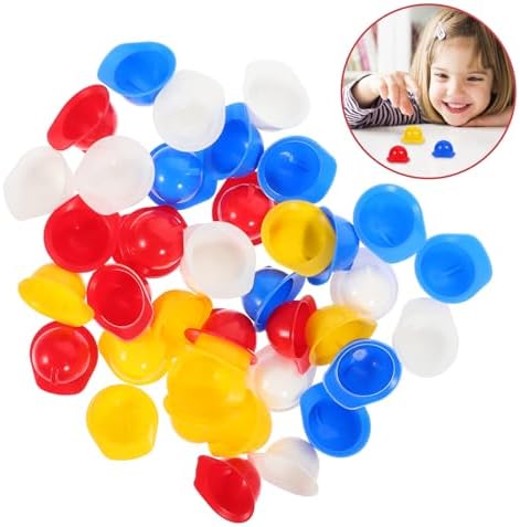 LUOZZY 40pcs Mini Construction Hat Plastic Animal Helmet Dollhouse Accessories