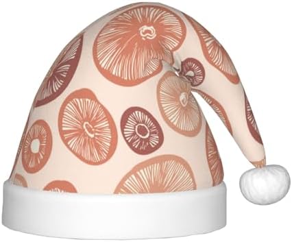 Salelf Mushrooms Santa Hat for Kids Christmas Party