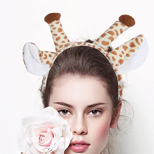 Kichvoe 6pcs Animal Headband Plush Hair Band Set