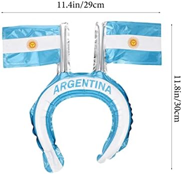 BESPORTBLE 20pcs Flag Design Headbands for Soccer Parties