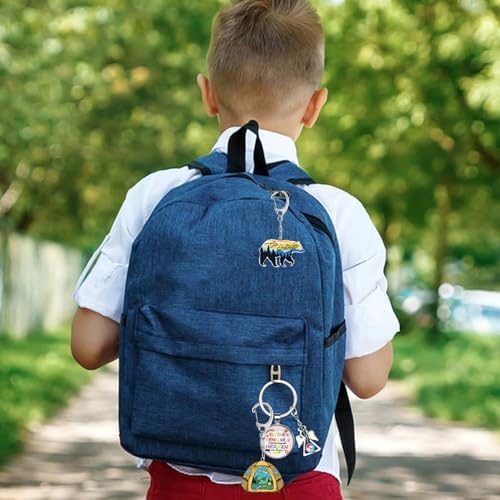 16Pcs Camping Party Favors Keychain Adventure Set