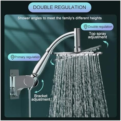 NATTCO 68 Inch Chrome Handheld Shower Head