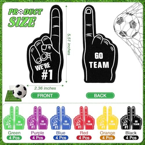 Aoriher 120 Pcs Soccer Party Favors Set for Kids