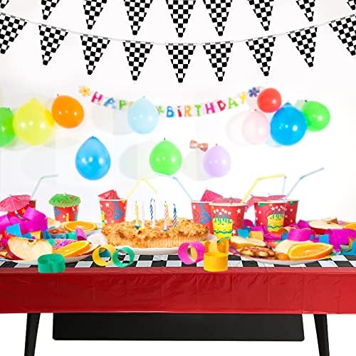 3pcs Race Car Tablecloth 54x108 Inch Party Decor