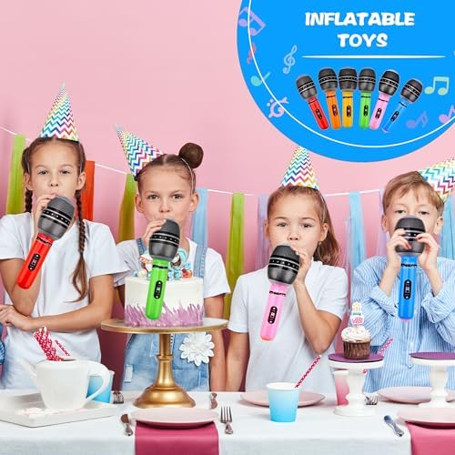 48 Piece Giant Inflatable Microphone Set