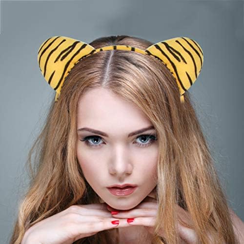 Kichvoe 6pcs Animal Headband Plush Hair Band Set