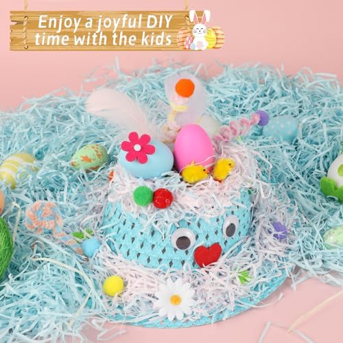 DERAYEE Easter Bonnet Kit Kids 1
