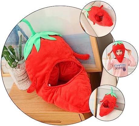 Toyvian Cartoon Chilli Shape Party Hat for Kids and Adults