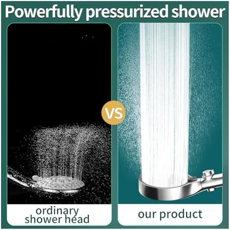 NATTCO Universal Handheld Shower Head with 6 Models