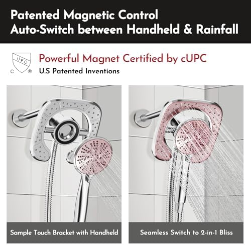 PRIMSOPH 10 Mode Handheld Shower Head with Magnetic Docking