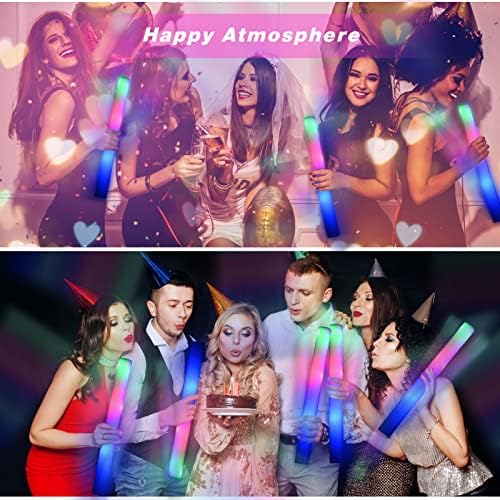 150 Pcs LED Foam Glow Sticks for Parties and Events
