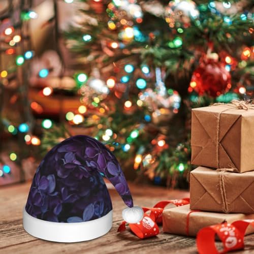 Lilac Santa Hat for Kids Baby Christmas Headwear