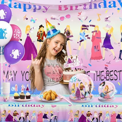 172pcs Music Star Birthday Party Decorations Set