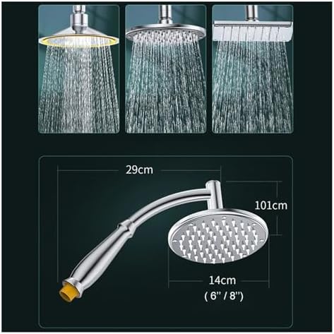 NATTCO 68 Inch Chrome Handheld Shower Head