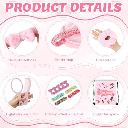 Janinka 108 Pcs Spa Party Favors Set