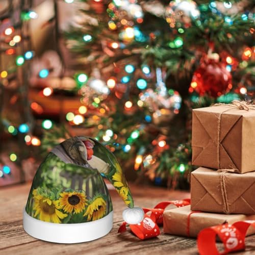 Vintage Wooden Bucket Santa Hat for Kids Christmas Party