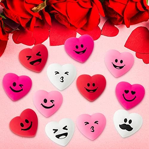 Eartim Valentines Day 28-Piece Heart Mochi Toys